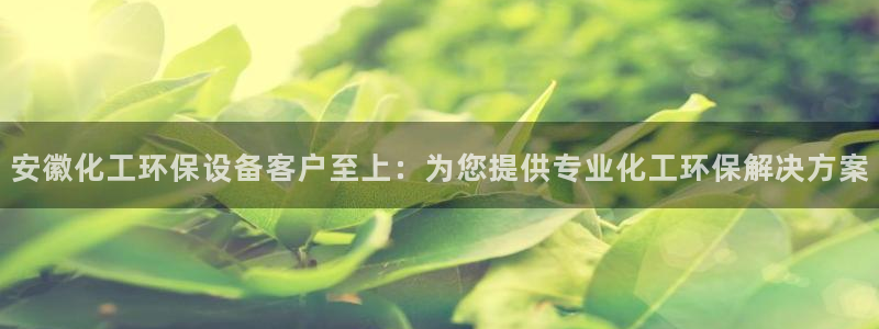 亿万乐购生活超市：安徽化工环保设备客户至上：为您提供专业化工环保解决方案