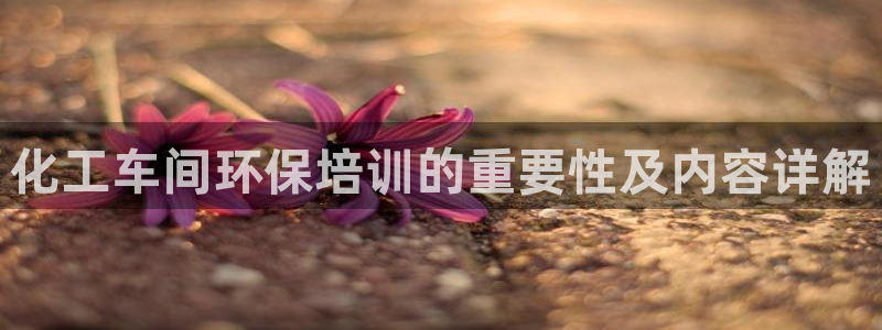 mr003亿万先生：化工车间环保培训的重要性及内容详解