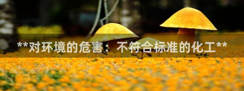 亿万手游官网网址：**对环境的危害：不符合标准的化工**