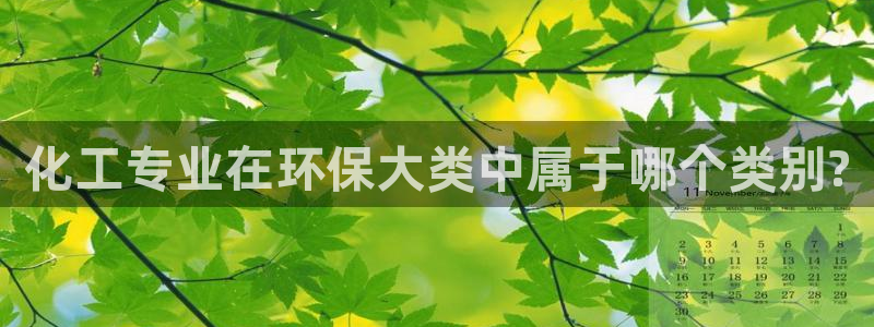 亿万手游平台官网下载：化工专业在环保大类中属于哪个类别?